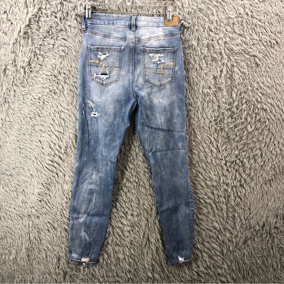 American Eagle Outfitters Jeans Sz 4 Short Curvy Hi Rise Stretch Jegging - Picture 1 of 12